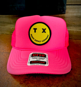 TX Smiley Hot Pink