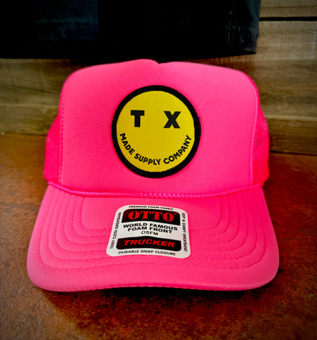 TX Smiley Hot Pink