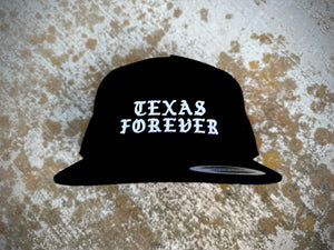 Texas Forever Black FlatBill