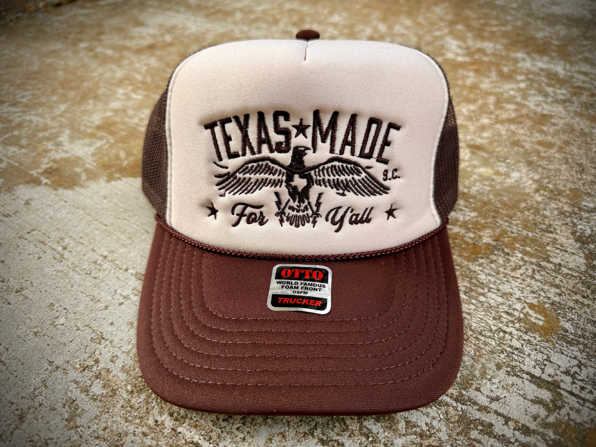 Texas Made For Y’ALL Eagle Chocolate/Tan