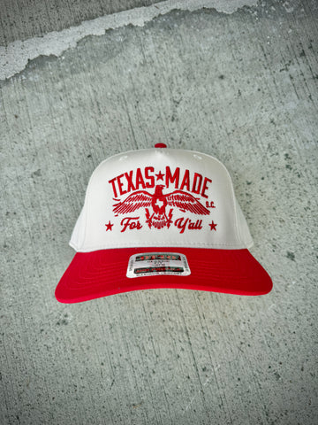 Texas Made For Y’ALL Eagle Two Toned (Red/Natl)