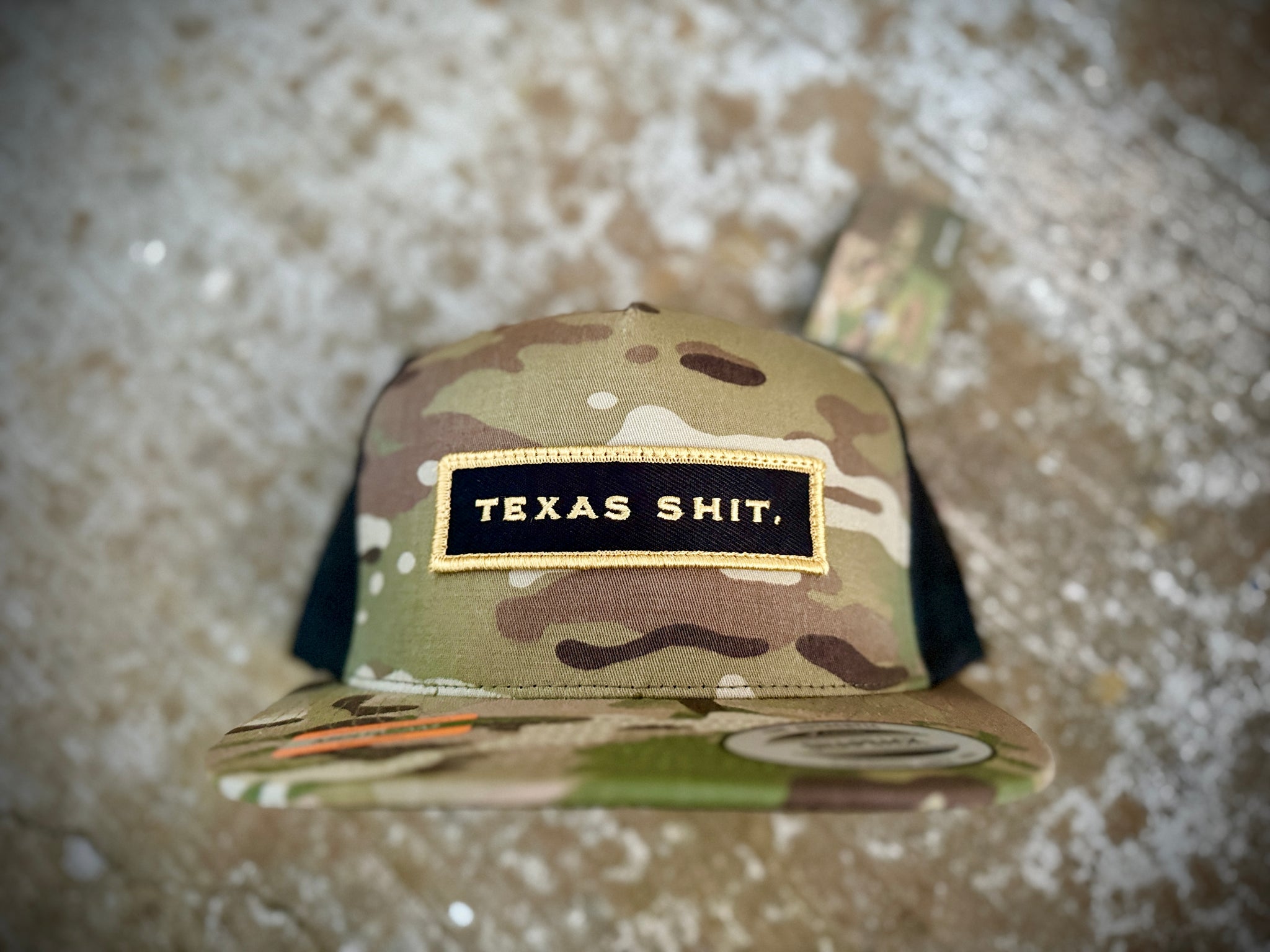Texas Shit Black/Gold Multi Camo