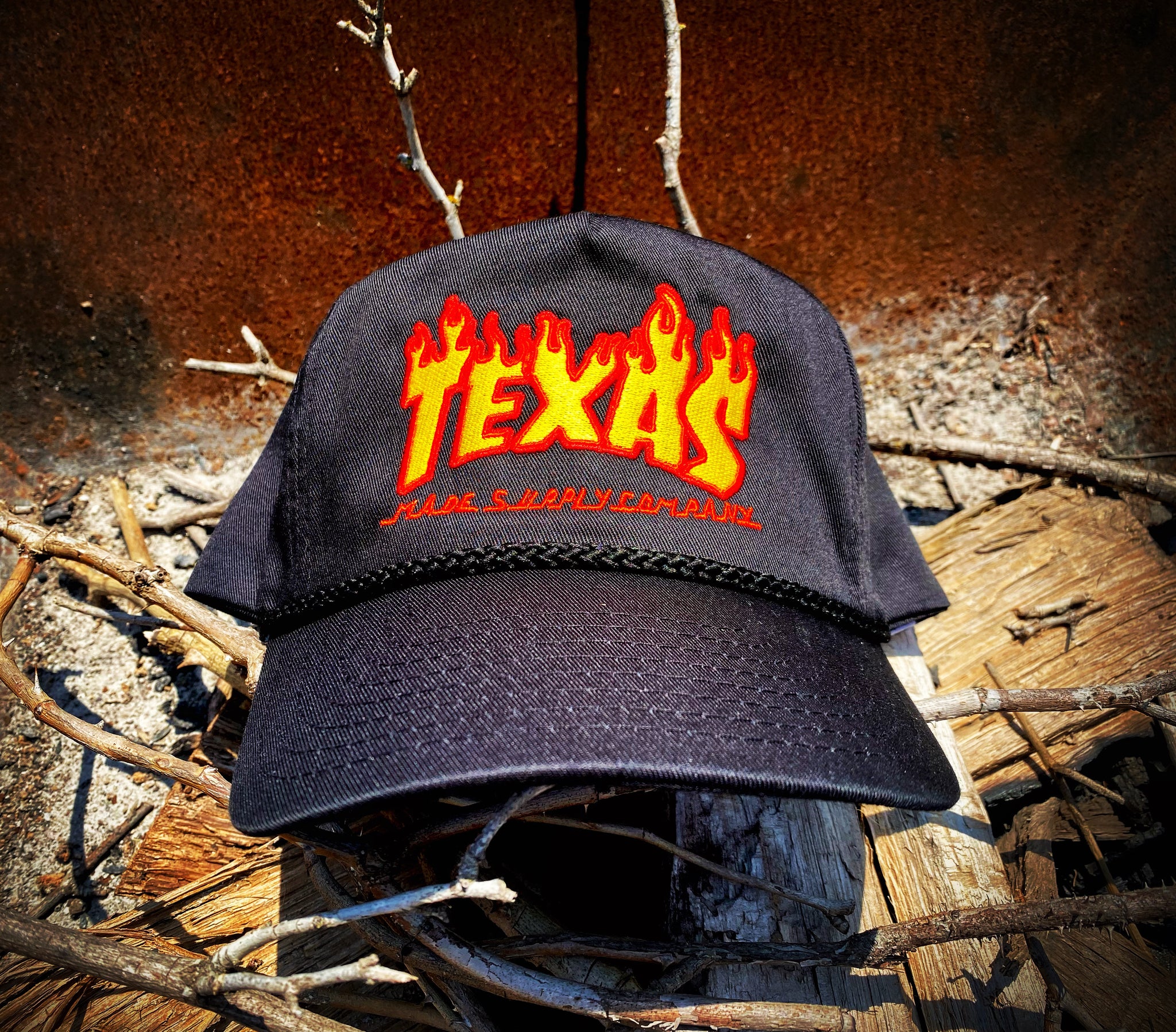 Texas Flame Rope Hat