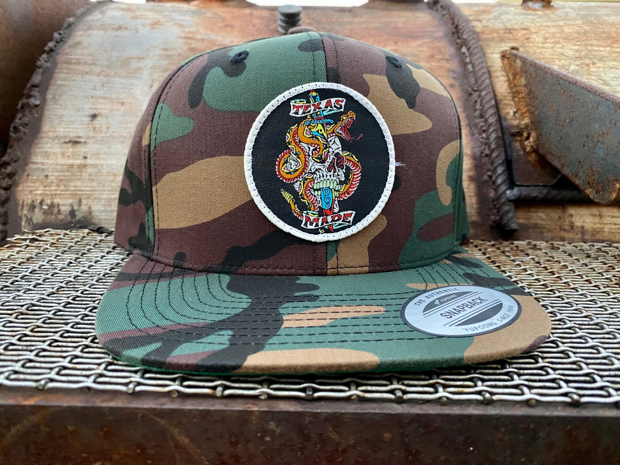 The Bowie Rattler Camo SnapBack