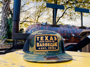 Texas Made Barbeque Camo FlatBill SnapBack